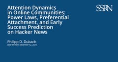 Preview image for: Attention Dynamics in Online Communities: Power La
