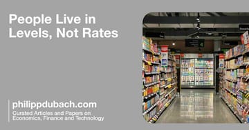 People Live in Levels, Not Rates