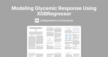 Modeling Glycemic Response with XGBoost