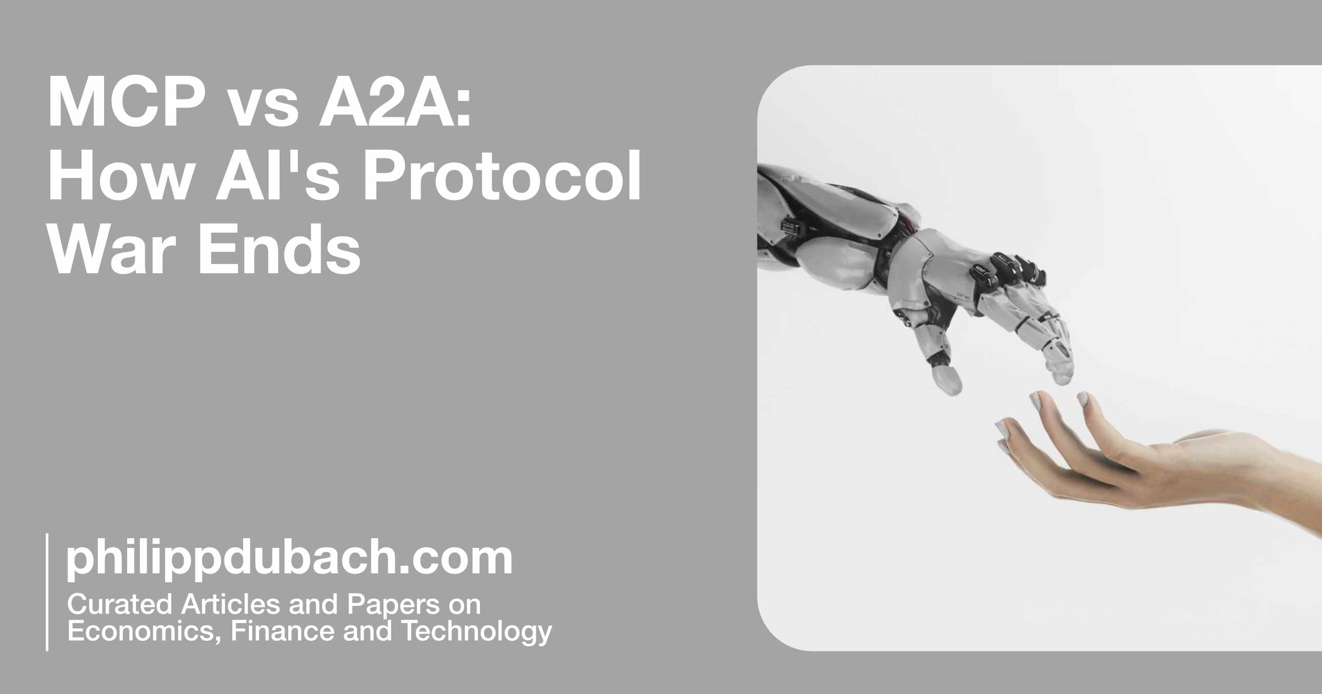 MCP vs A2A in 2026: How the AI Protocol War Ends - philippdubach.com
