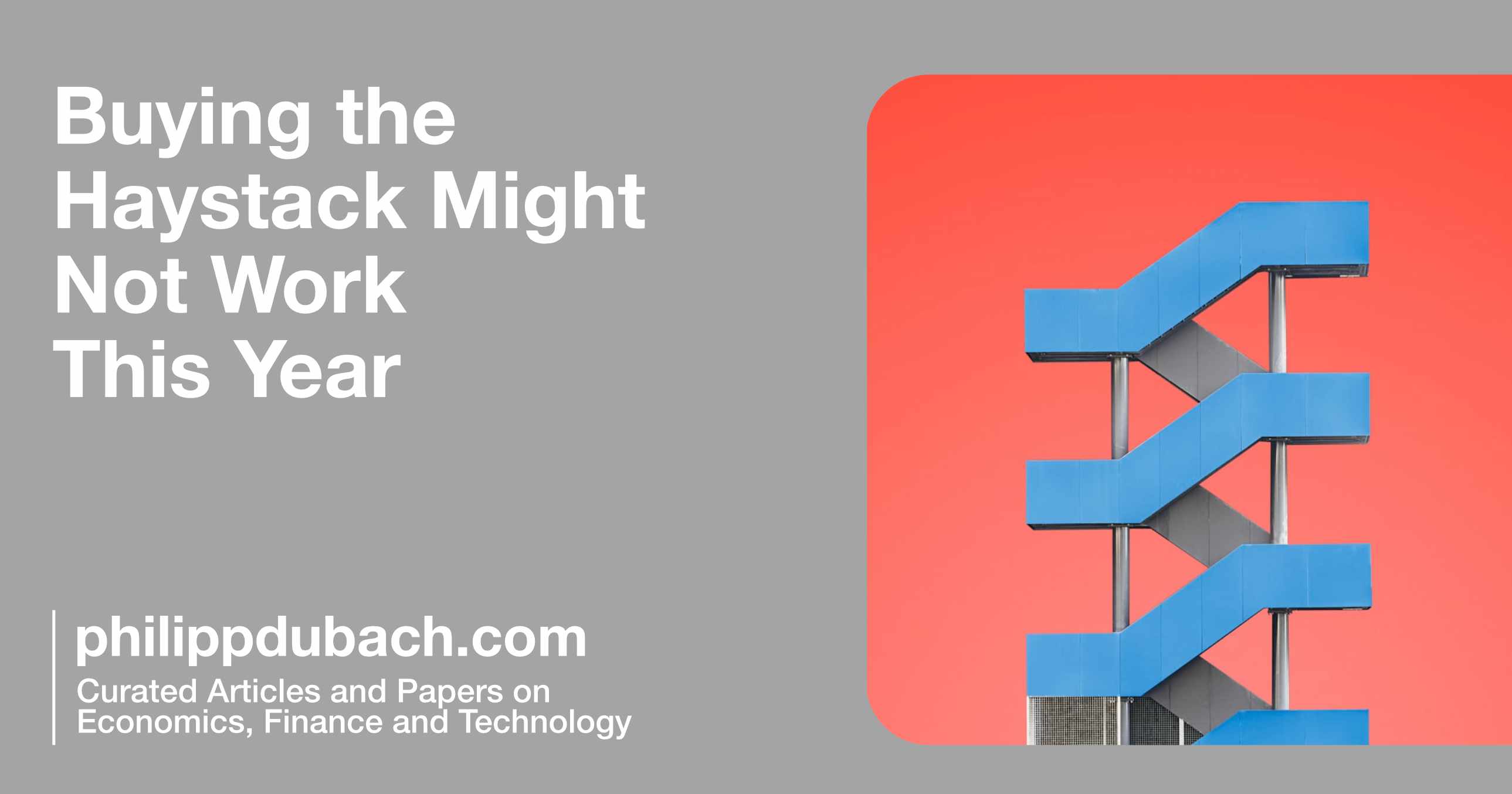 Buying the Haystack Might Not Work This Year